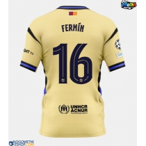 Moški Nogometni dresi Barcelona Fermin Lopez #16 Gostujoči 2025-26 Kratek Rokav